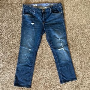Gap1960 Women’s Easy Straight Destructed Medium Jeans